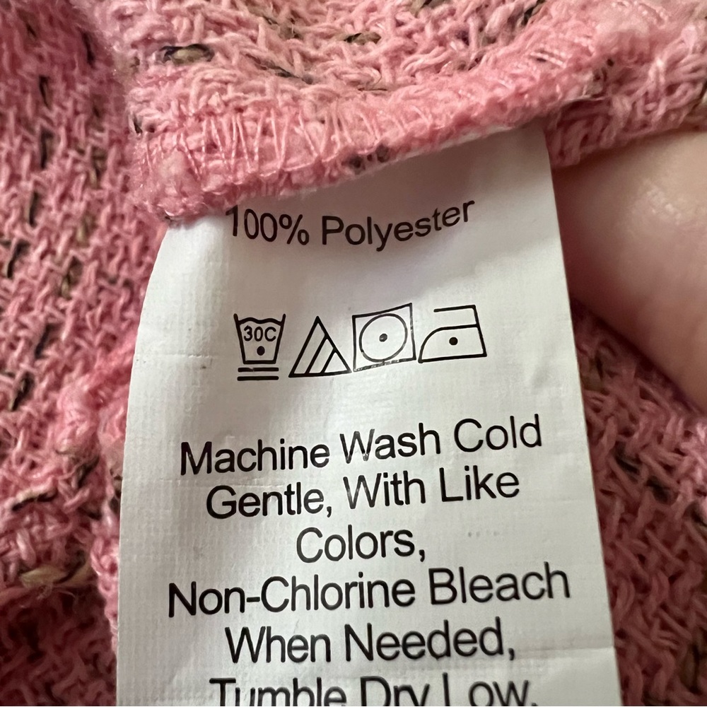 Pink Tweed Shacket - Picture 13 of 13
